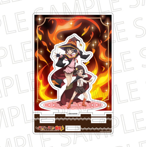 『この素晴らしい世界に爆焔を!』カットアウトアクリルスタンド めぐみん/こめっこ